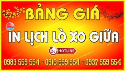 Bảng Giá In Lịch Lò Xo Giữa 2026