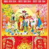 Bìa lịch gắn bloc Phước Lộc Thọ Toàn