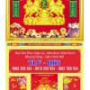 Bìa lịch gập khung vàng Con Giáp Tài Lộc