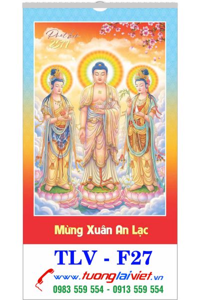 In Lịch 7 tờ Lịch Phật Giáo