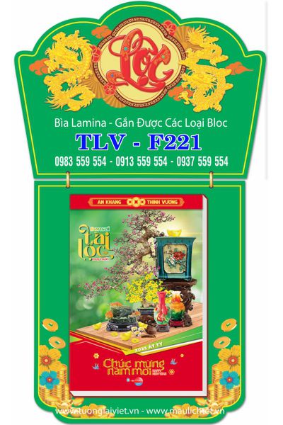 Lịch bloc laminate Khai Xuân Đại Cát