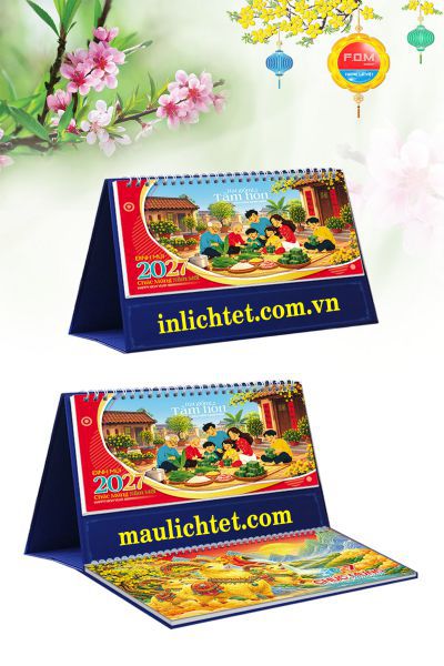 Lịch để bàn 13 tờ Những Ngày Yêu Thương