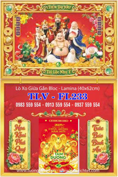 Lịch gập laminate Khai Xuân Đại Cát