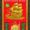 Lịch phù điêu khung nhựa Thuận Buồm Xuôi Gió