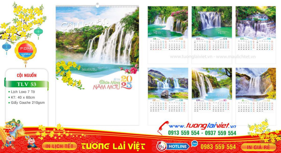 Mẫu Lịch Tờ Cội Nguồn