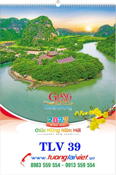 Lịch Treo Tường 7 Tờ Phong Cảnh Việt Nam