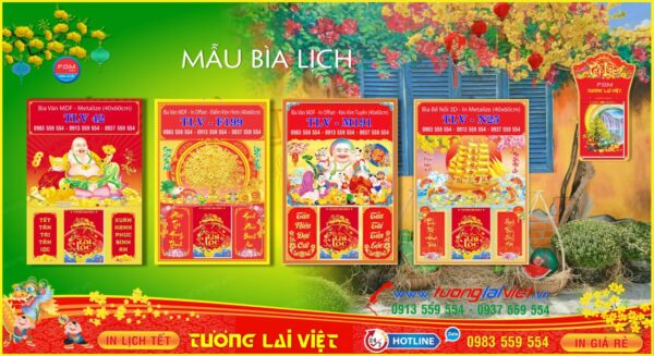 Mẫu Bìa Lịch Treo Tường