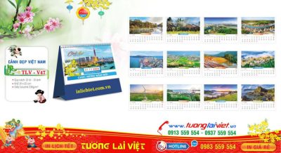 Mẫu Lịch Để Bàn Du Lịch Việt Nam
