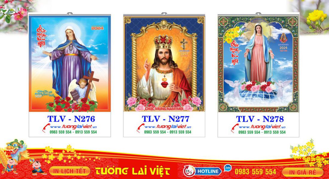 Mẫu Lịch Tết Công Giáo