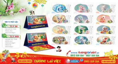 Mẫu Lịch Tết Để Bàn 2027