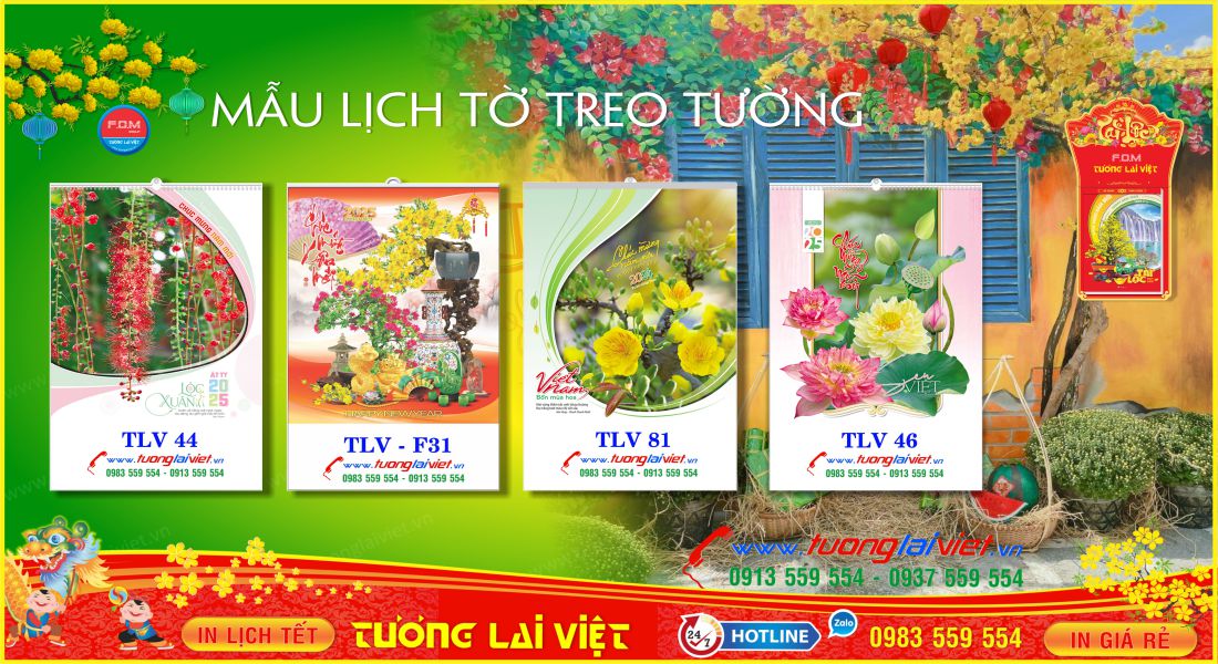 Mẫu Lịch Tờ 2027