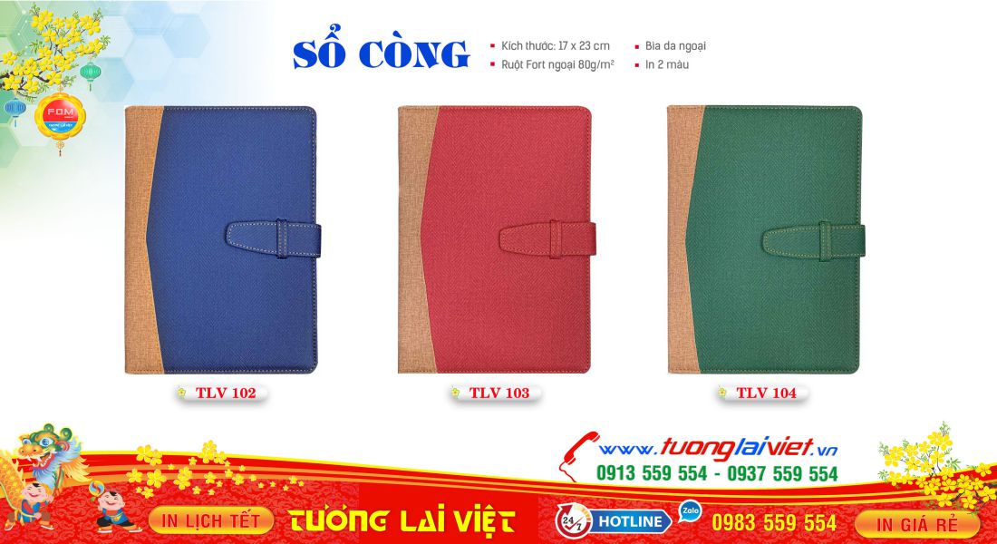 Sổ Tay Agenda Bìa Còng